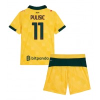 AC Milan Christian Pulisic #11 Tretí Detský futbalový dres 2025-26 Krátky Rukáv (+ trenírky)